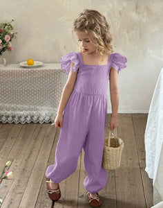 Ruffled Pant Romper