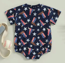 Load image into Gallery viewer, Independence Cowboy Onesie