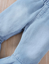 Load image into Gallery viewer, Ruffle (double)bottom flare jeans