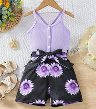 Load image into Gallery viewer, Floral Cami Romper