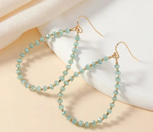 Load image into Gallery viewer, Teardrop Crystal Earrings
