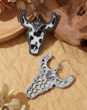 Load image into Gallery viewer, Western Cow head Earrings