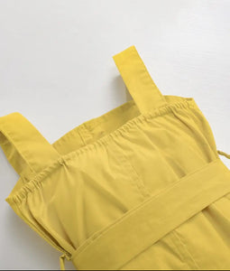 Cotton Belted Dress