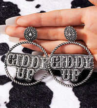 Load image into Gallery viewer, Oversized Giddy Up  hoops