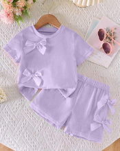 Load image into Gallery viewer, Bow Short Outfit