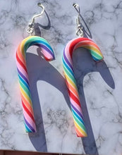 Load image into Gallery viewer, Candy Cane Earrings