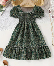 Load image into Gallery viewer, Puff Sleeve Garden Dress