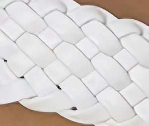 Kid’s White braided sandals