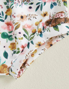 Floral Cow Bummie Outfit