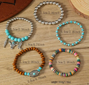 Turquoise Bracelet Set