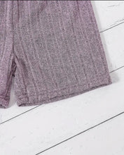 Load image into Gallery viewer, Ruffled Ribbed Short Outfit