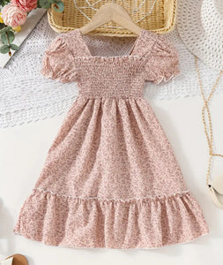 Puff Sleeve Garden Dress