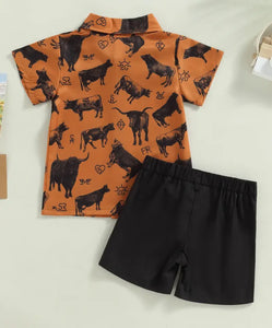 Boys Western Short Outfits