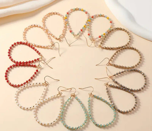 Teardrop Crystal Earrings