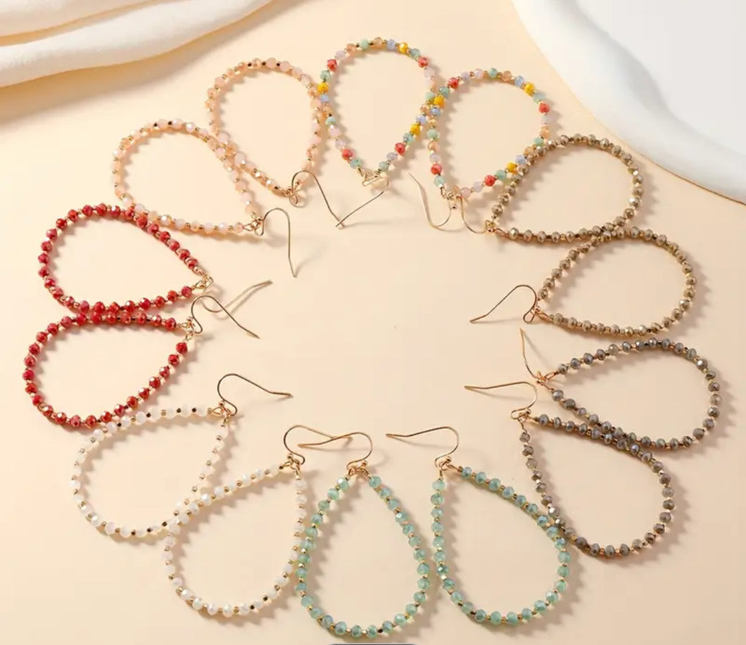 Teardrop Crystal Earrings