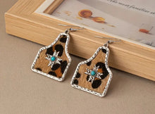 Load image into Gallery viewer, Cattle tag Earrings
