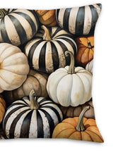 Load image into Gallery viewer, Striped Pumpkin Pillow Case