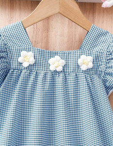 Checkered Doll Dress