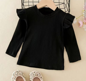 Ruffled Sleeve Shirt