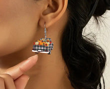 Load image into Gallery viewer, Fall Truck Earrings