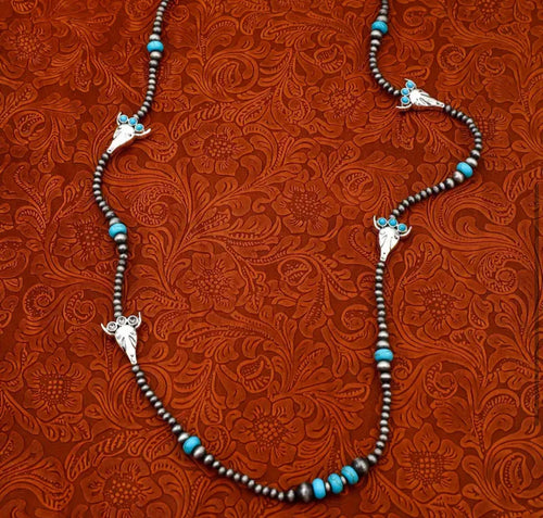 Navajo Pearl Bull necklace