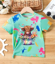 Load image into Gallery viewer, Flowers &amp; Cows Tee