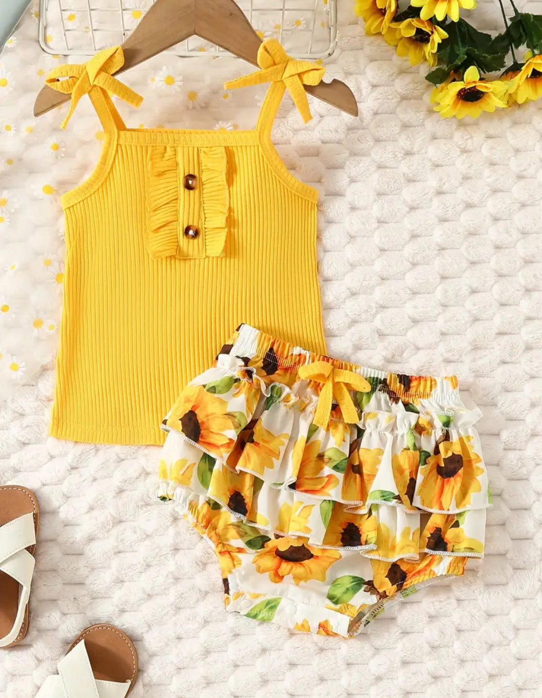 Sunflower Bummie set