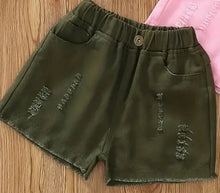 Load image into Gallery viewer, Colored Jean Shorts