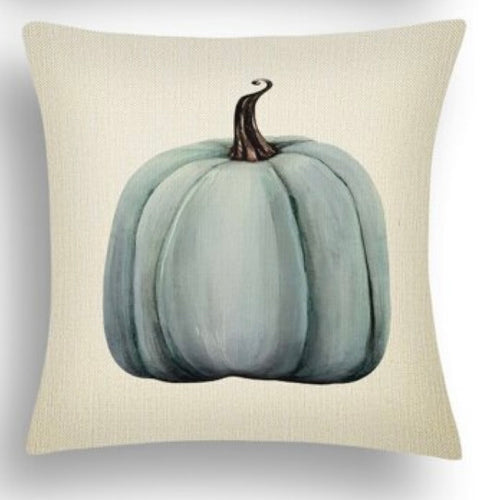 Blue Pumpkin Pillow Case