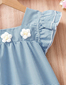 Checkered Doll Dress