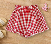 Load image into Gallery viewer, Red Checkered Shorts