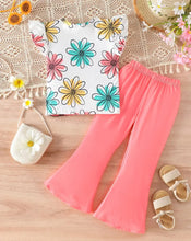 Load image into Gallery viewer, Ruffled Sleeve Flower Outfit