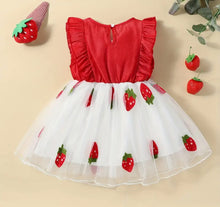 Load image into Gallery viewer, Red Strawberry Dress
