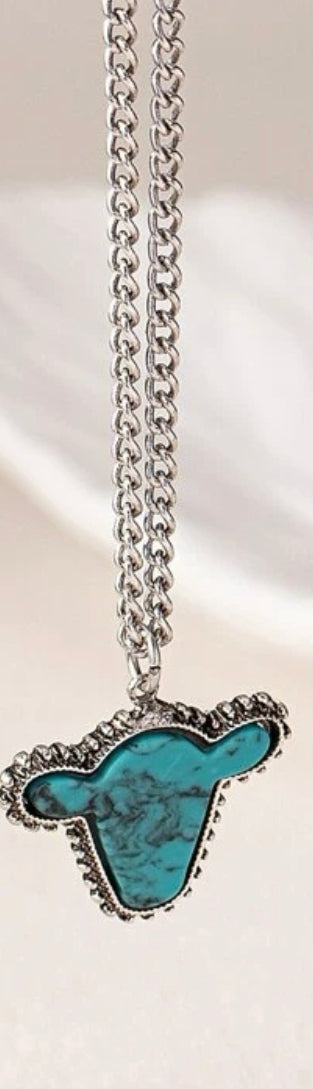 Cow chain necklace