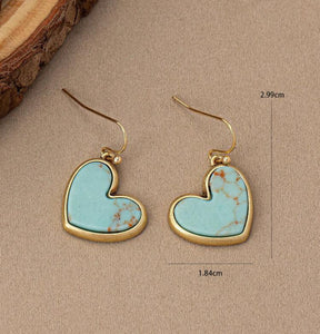 Turquoise Hearts