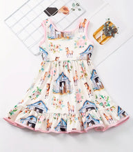 Load image into Gallery viewer, Sleeveless Horse Twirl Dress