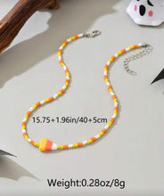 Load image into Gallery viewer, Candy Corn Necklace