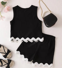 Load image into Gallery viewer, Wavy Edge Short Outfit