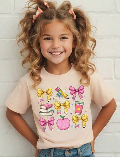 School Bow Tee