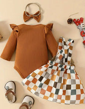 Load image into Gallery viewer, Checkered Turkey Dress