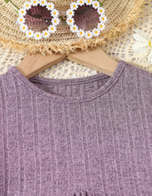 Load image into Gallery viewer, Ruffled Ribbed Short Outfit