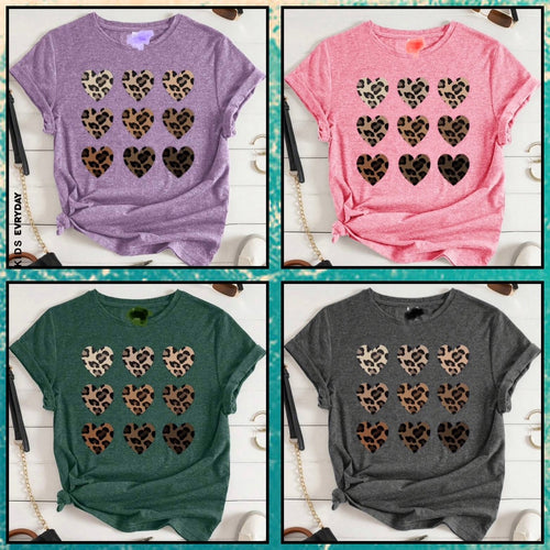 Leopard Heart tee