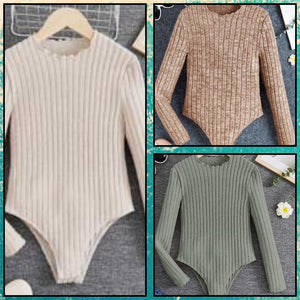 Scallop neck Bodysuits