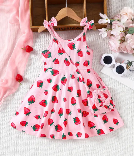 Strawberry Sundress/Purse