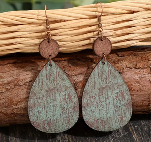 Wooden Hook earrings