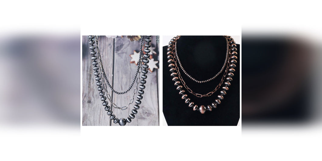 Layered Western Necklace Set