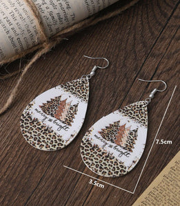 Merry & Bright teardrop earrings