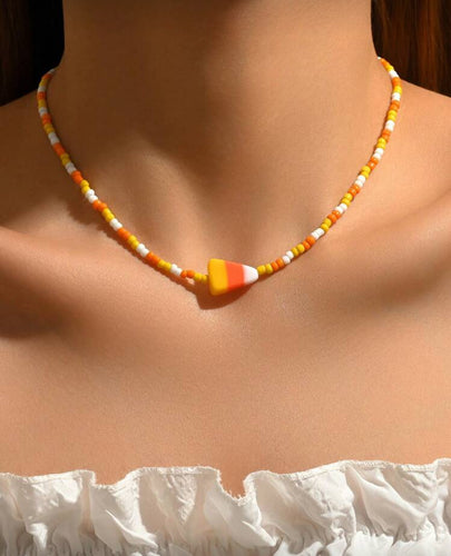Candy Corn Necklace