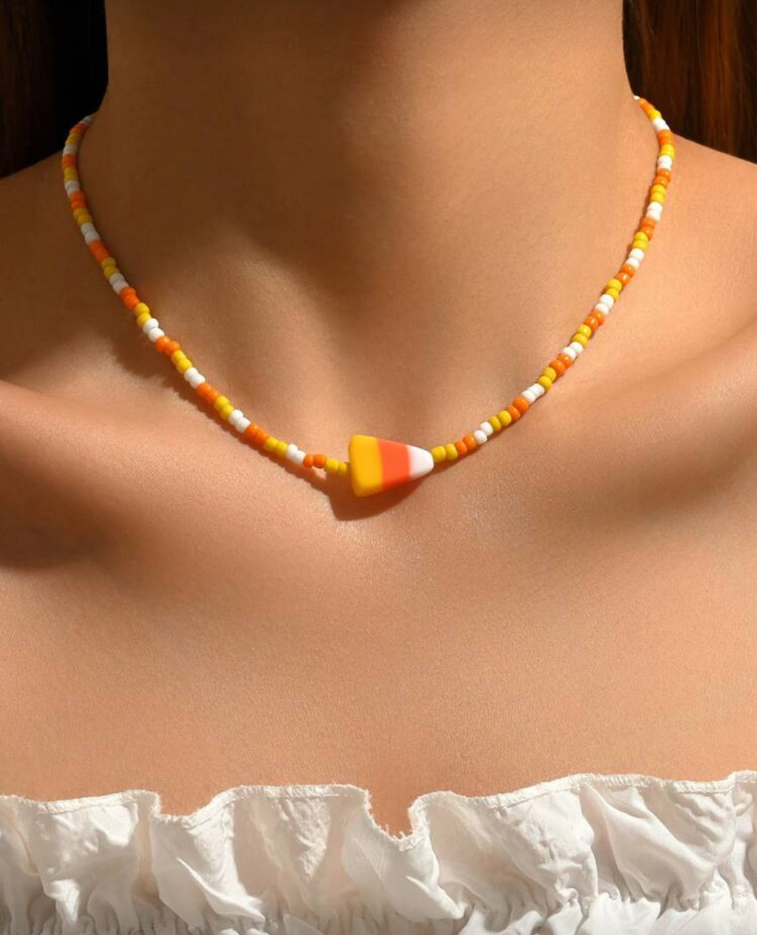 Candy Corn Necklace