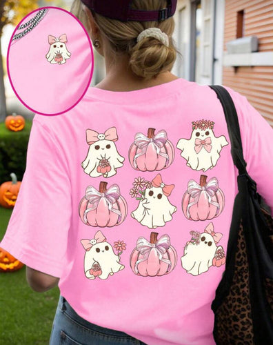 Adult Pink Ghost Tee